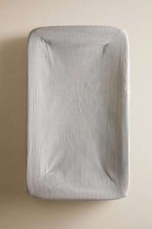 Наматрасник для пеленального столика в полоску- Заказать в России