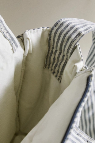 Сумка для матери с полосатым узором из хлопка- Заказать в России