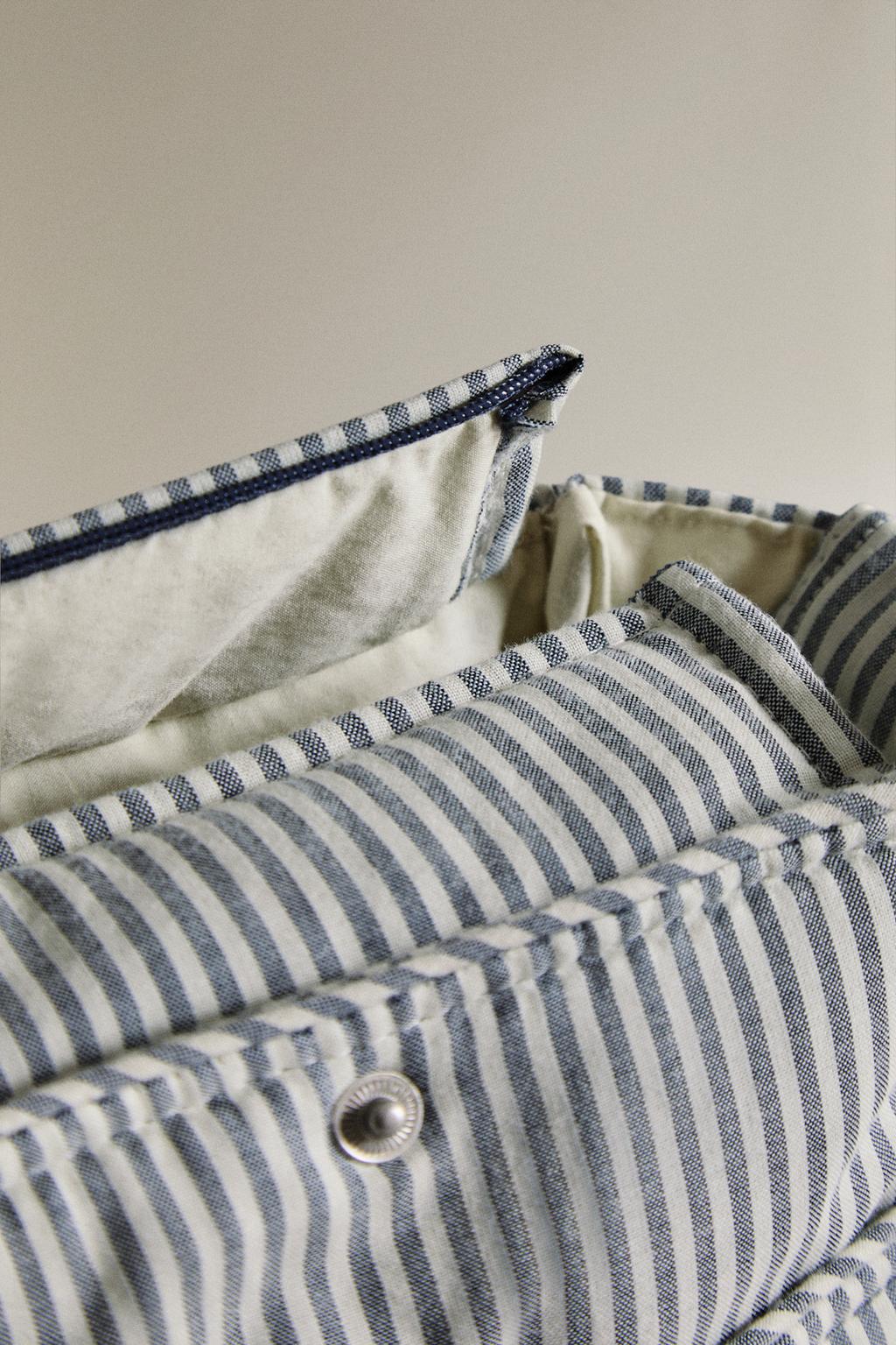 Сумка для матери с полосатым узором из хлопка