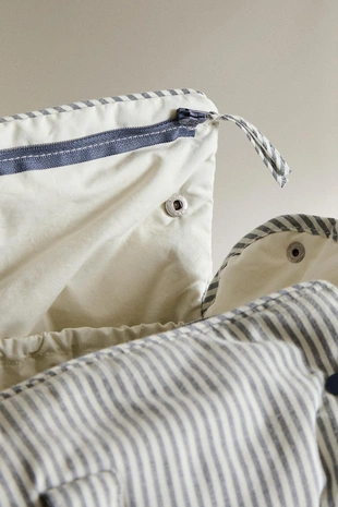 Сумка для беременных из хлопка в полоску- Заказать в России