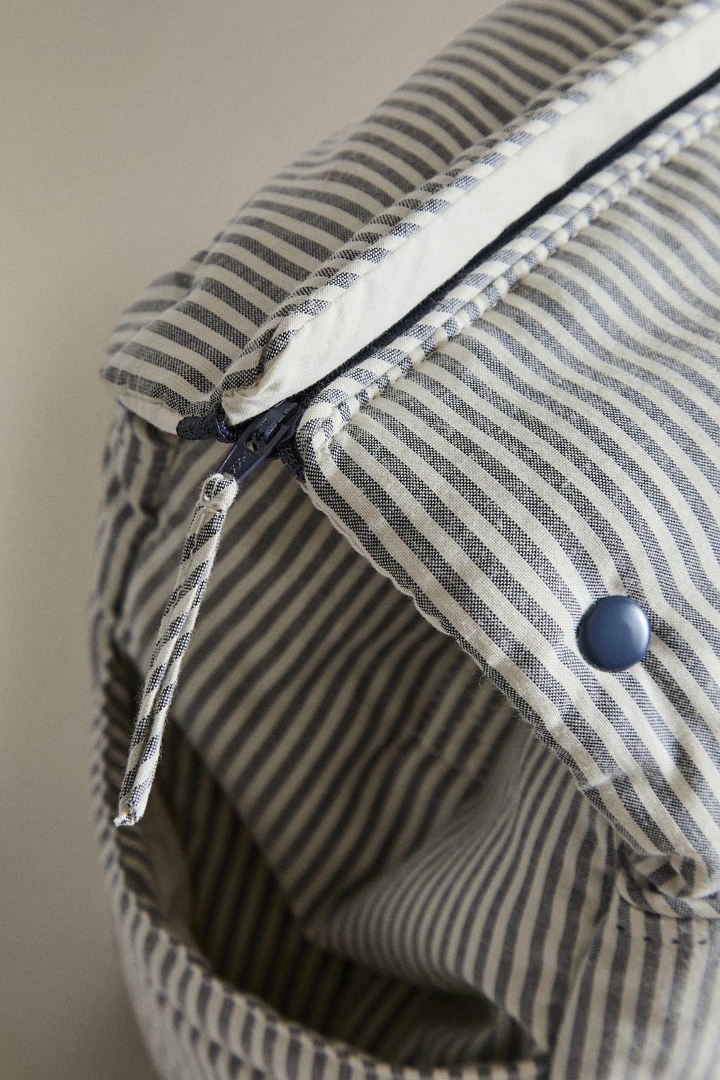 Сумка для беременных из хлопка в полоску