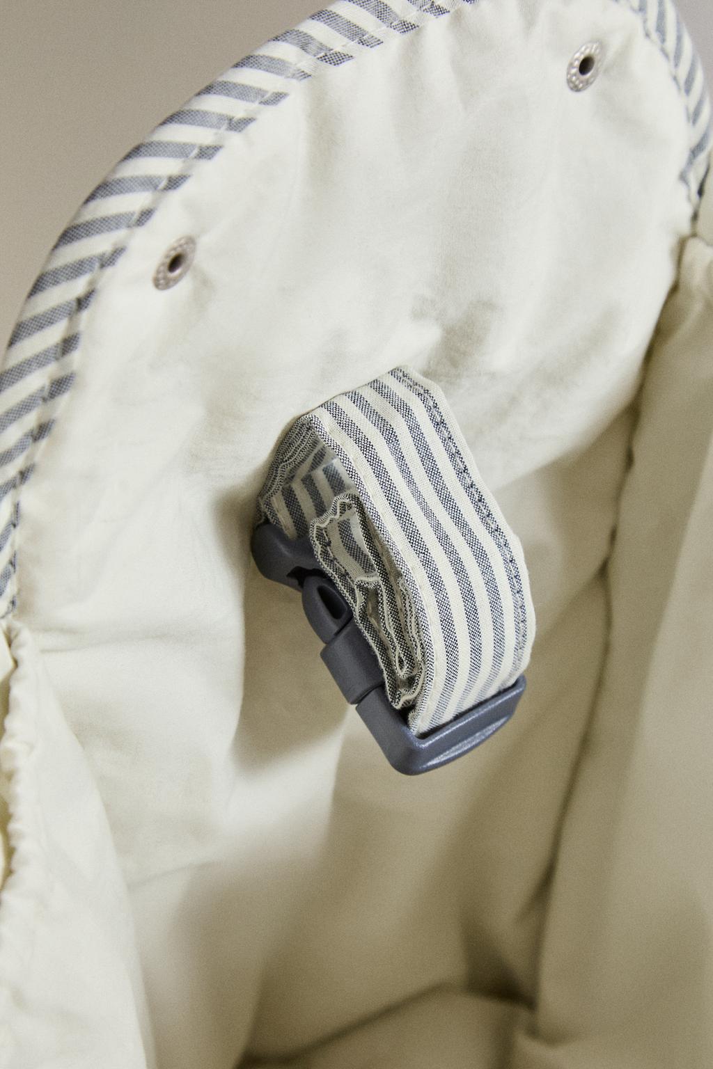 Сумка для беременных из хлопка в полоску