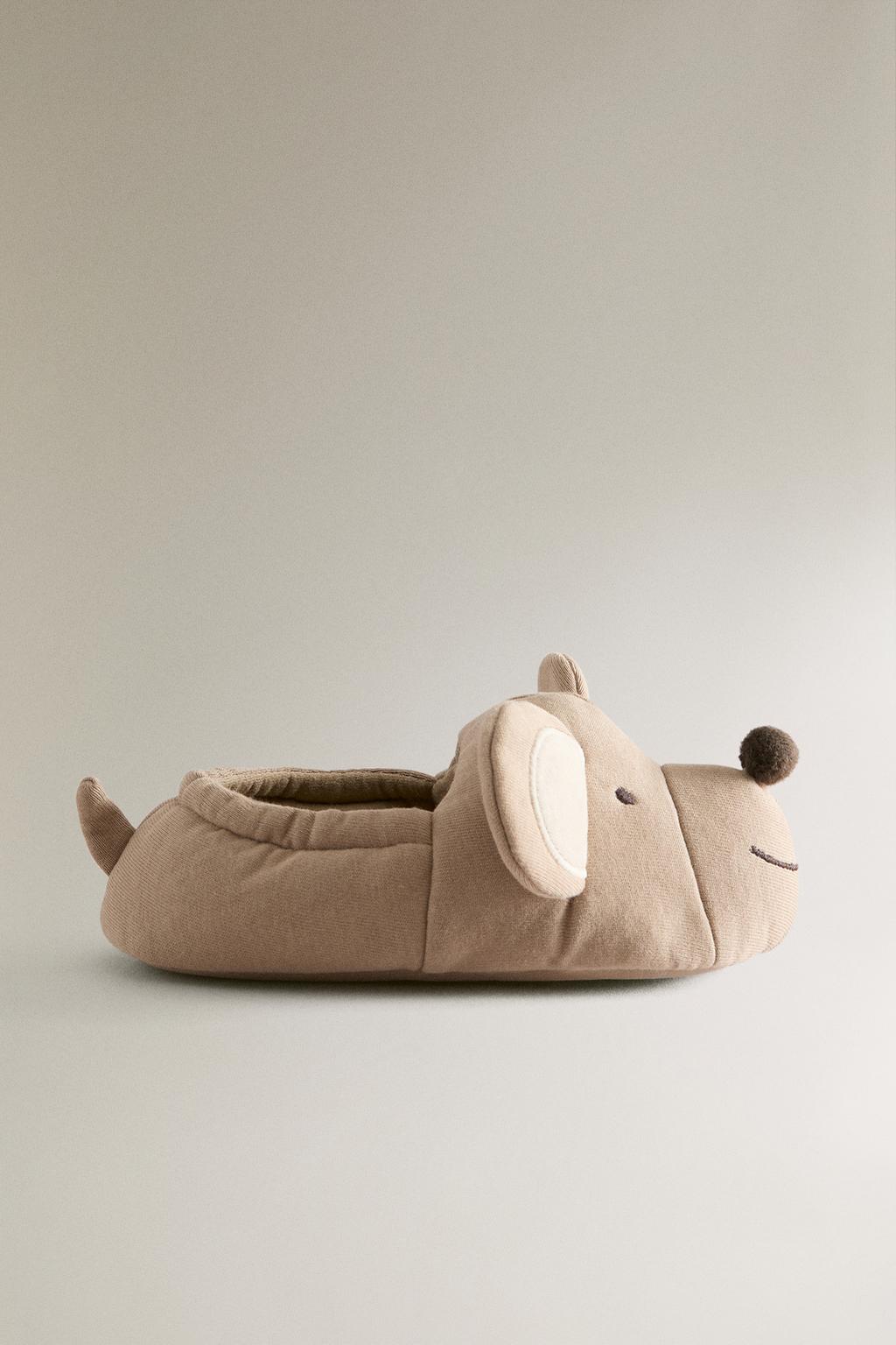 Детские тапочки с животными