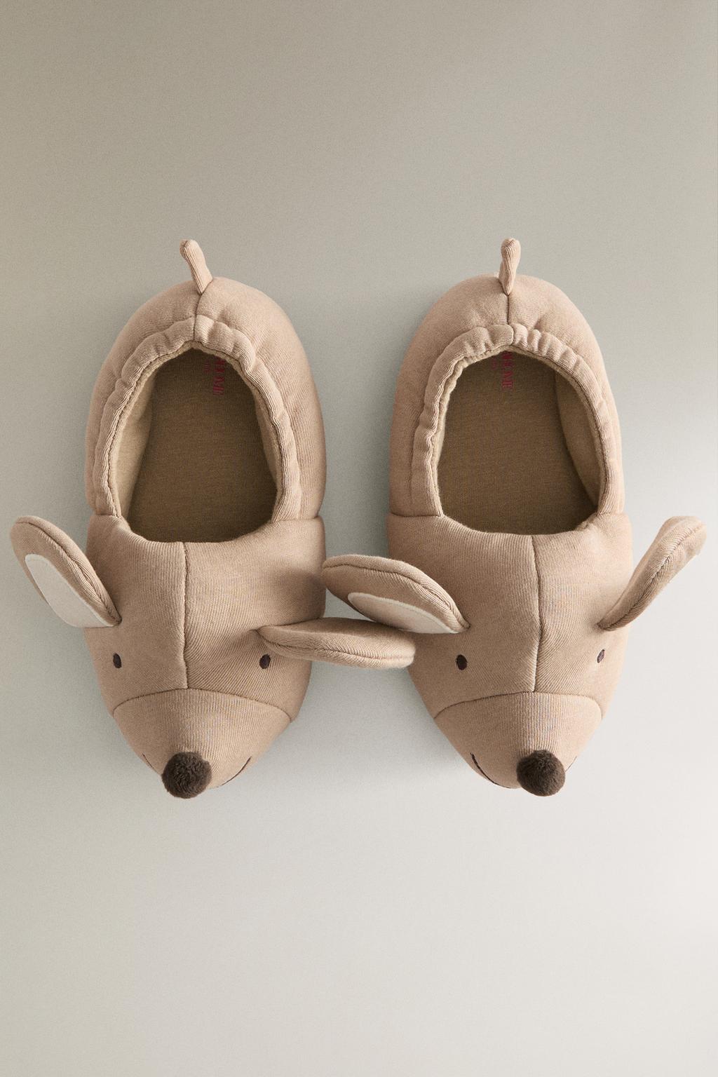 Детские тапочки с животными