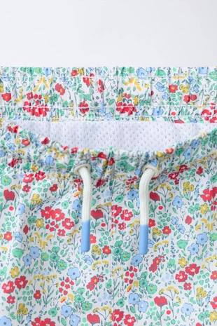 Плавки-бермуды с цветочным принтом (6–14 лет)- Заказать в России