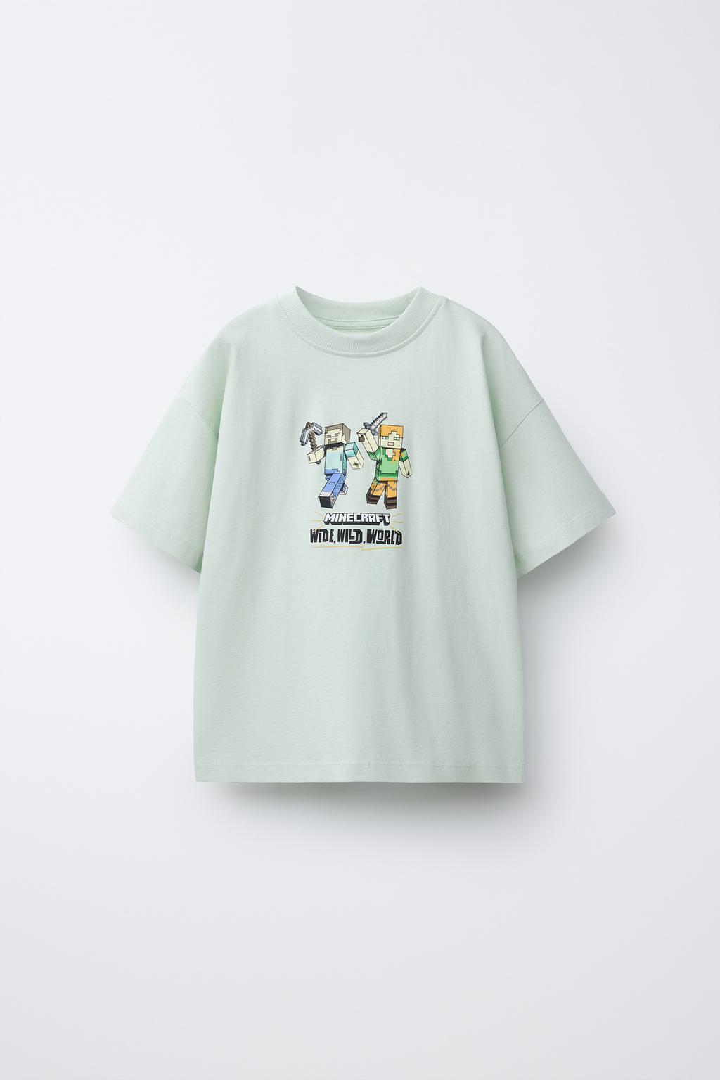 ФУТБОЛКА С ПРИНТОМ MINECRAFT © MOJANG AB. ™