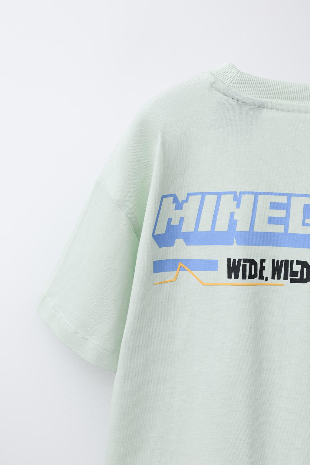 ФУТБОЛКА С ПРИНТОМ MINECRAFT © MOJANG AB. ™