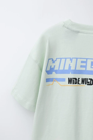 Футболка с принтом MINECRAFT © MOJANG AB. ™- Заказать в России