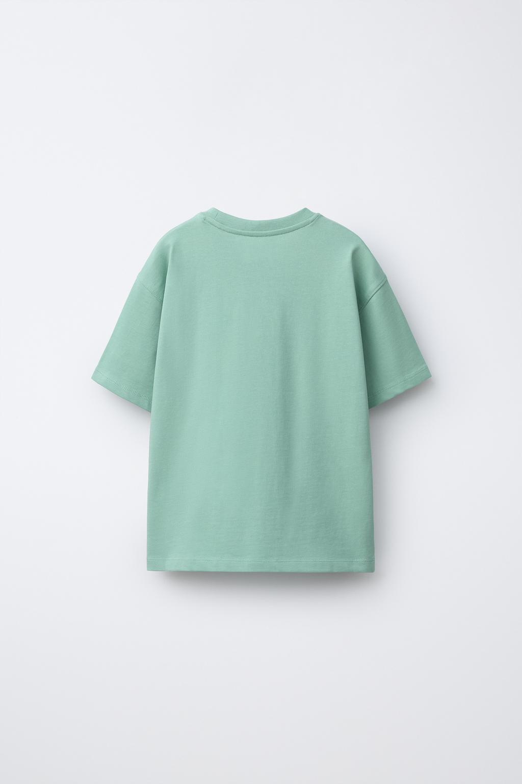 ФУТБОЛКА ИЗ ПЛОТНОЙ ТКАНИ С НАДПИСЬЮ