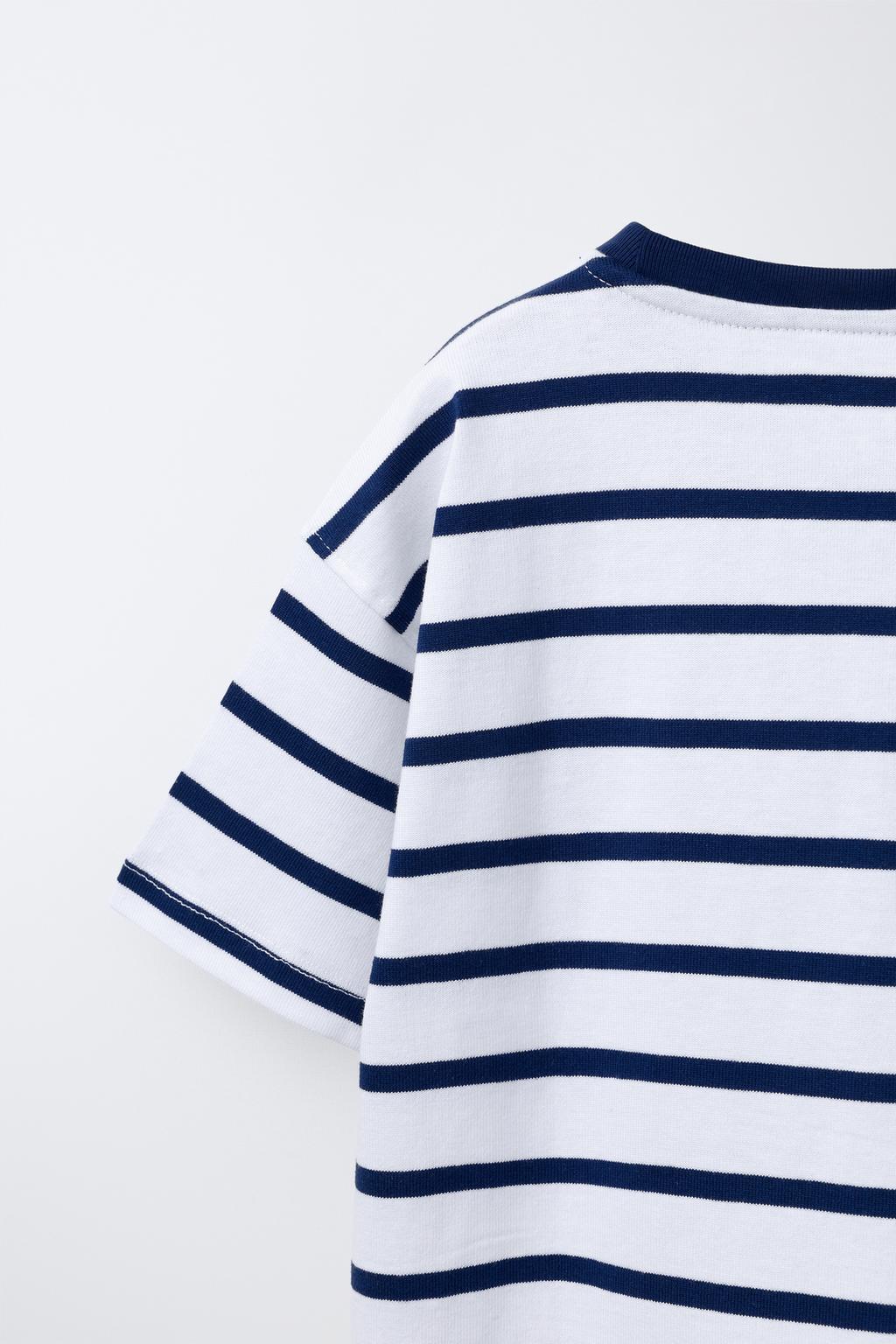 ФУТБОЛКА HEAVY WEIGHT В ПОЛОСКУ С НАДПИСЬЮ