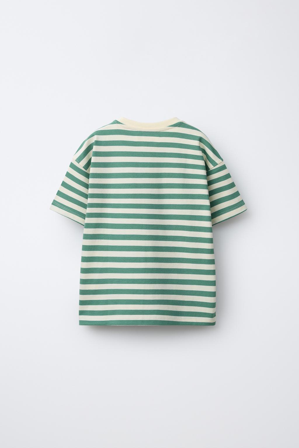 ФУТБОЛКА HEAVY WEIGHT В ПОЛОСКУ С НАДПИСЬЮ