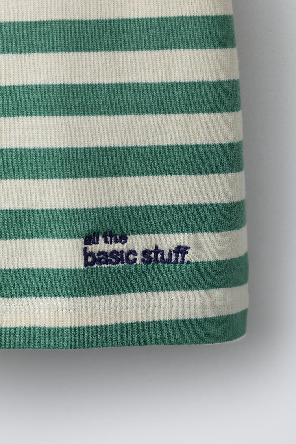 ФУТБОЛКА HEAVY WEIGHT В ПОЛОСКУ С НАДПИСЬЮ