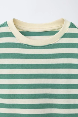 Футболка HEAVY WEIGHT в полоску с надписью- Заказать в России