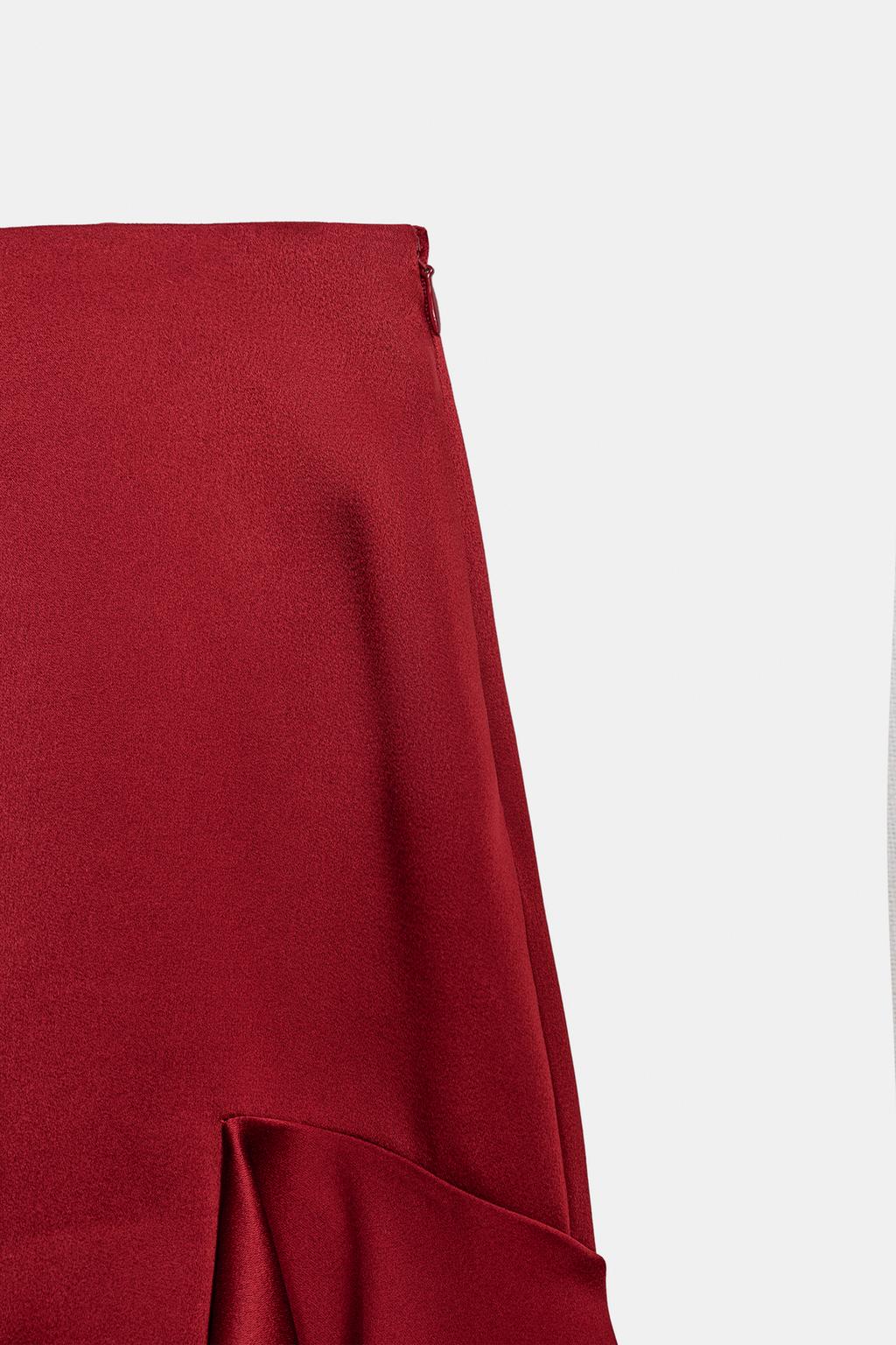 ЮБКА МИДИ С ВОЛАНАМИ — ZW COLLECTION