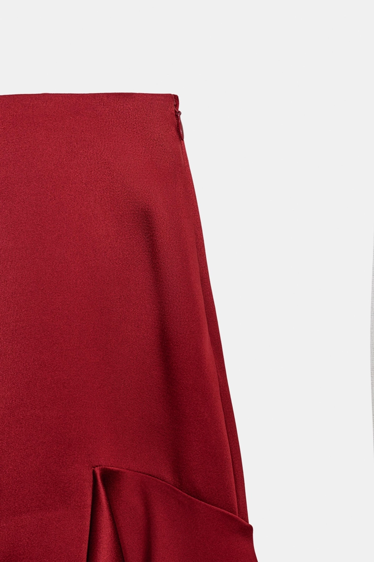 Асимметричная оборчатая юбка коллекции zw