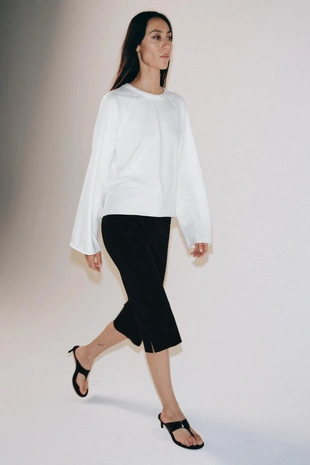 Футболка реглан с длинными рукавами- Заказать в России