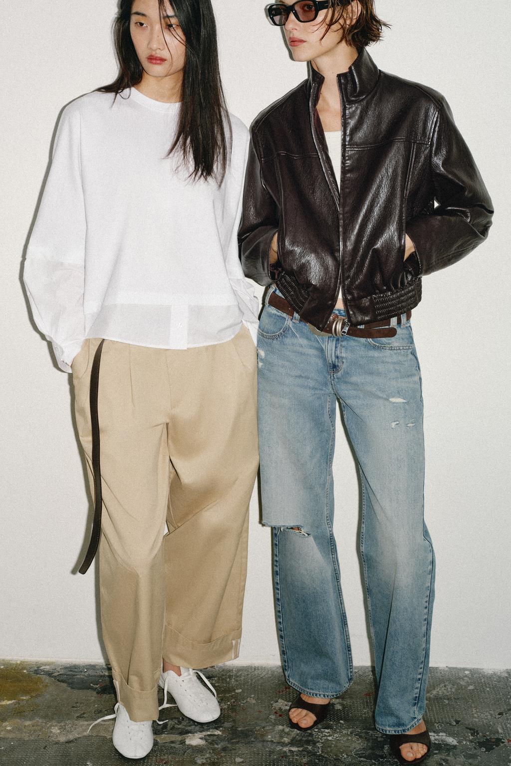 КОМБИНИРОВАННАЯ ФУТБОЛКА ИЗ ПОПЛИНА