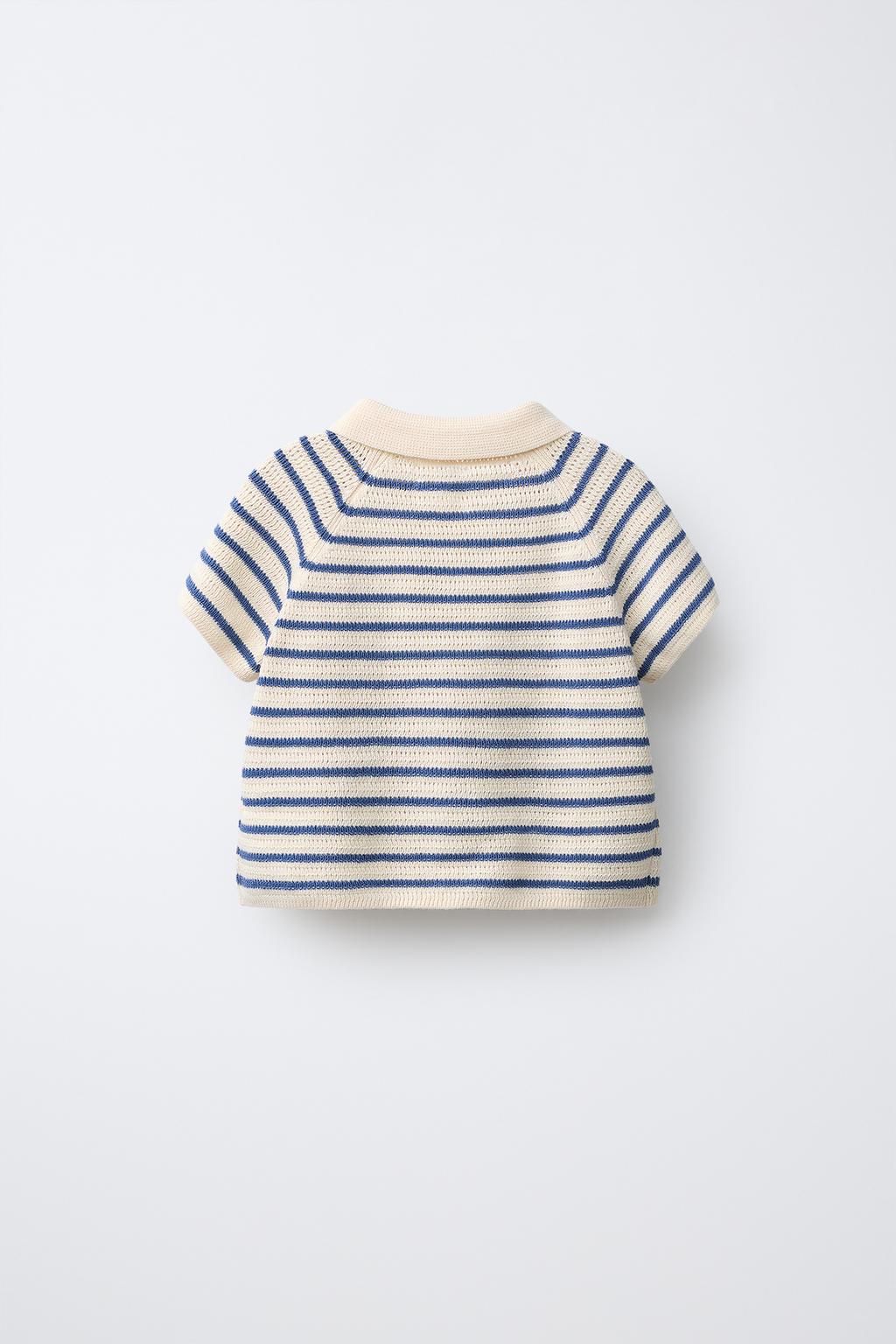 ТРИКОТАЖНОЕ ПОЛО В ПОЛОСКУ