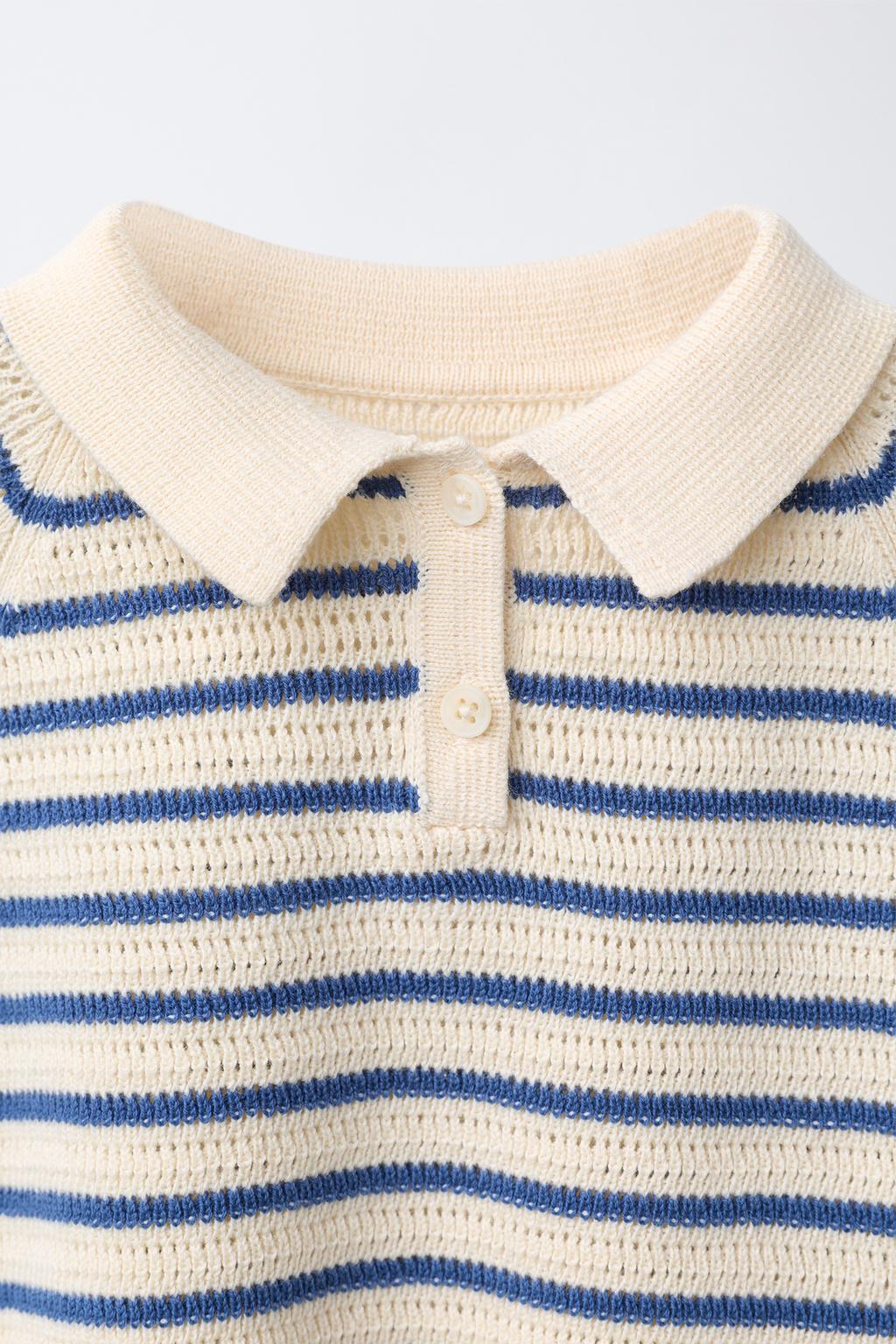 ТРИКОТАЖНОЕ ПОЛО В ПОЛОСКУ