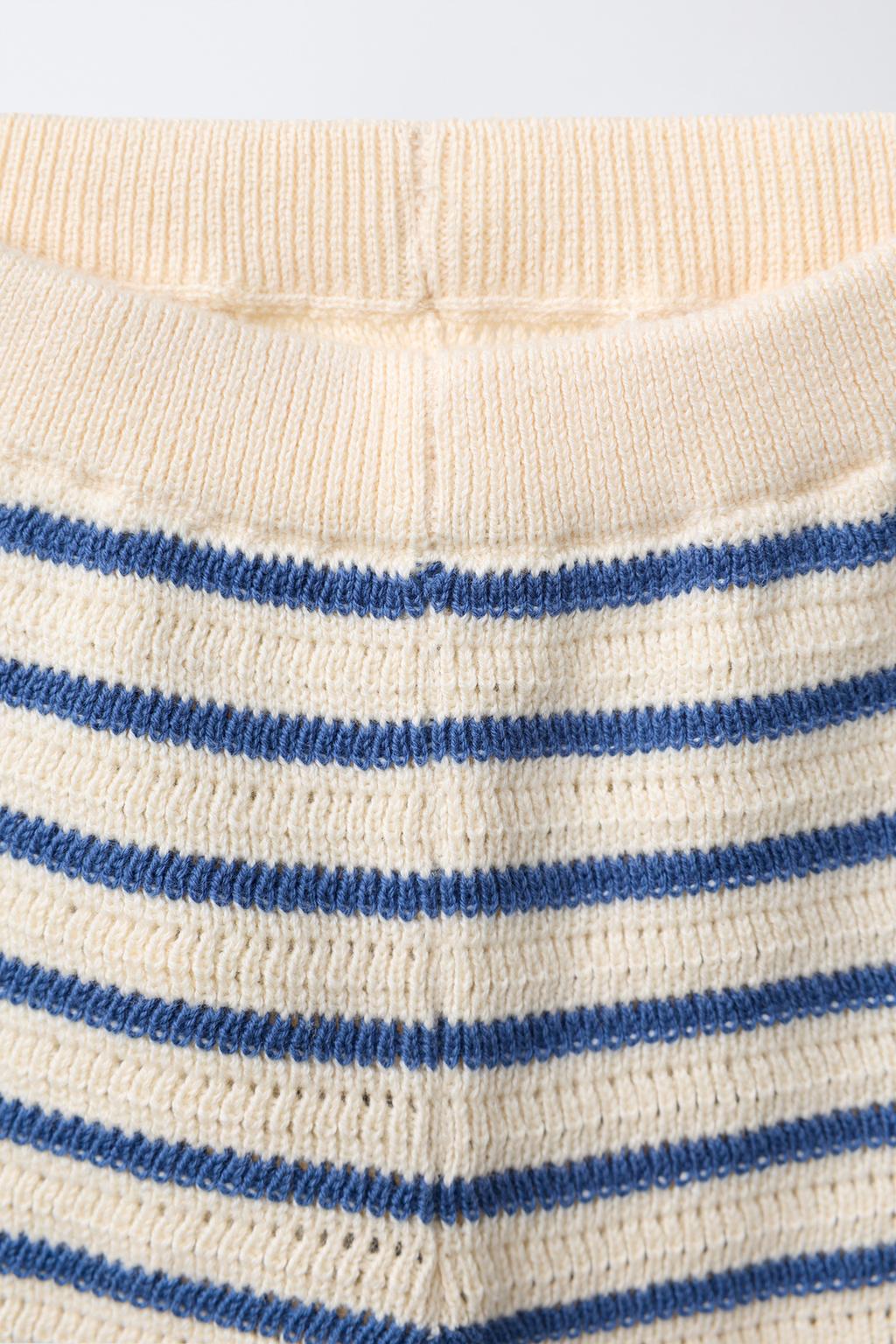 ТРИКОТАЖНЫЕ ШОРТЫ В ПОЛОСКУ