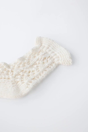 Ажурные носки из хлопка и шелка- Заказать в России