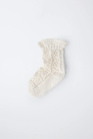 Ажурные носки из хлопка и шелка- Заказать в России