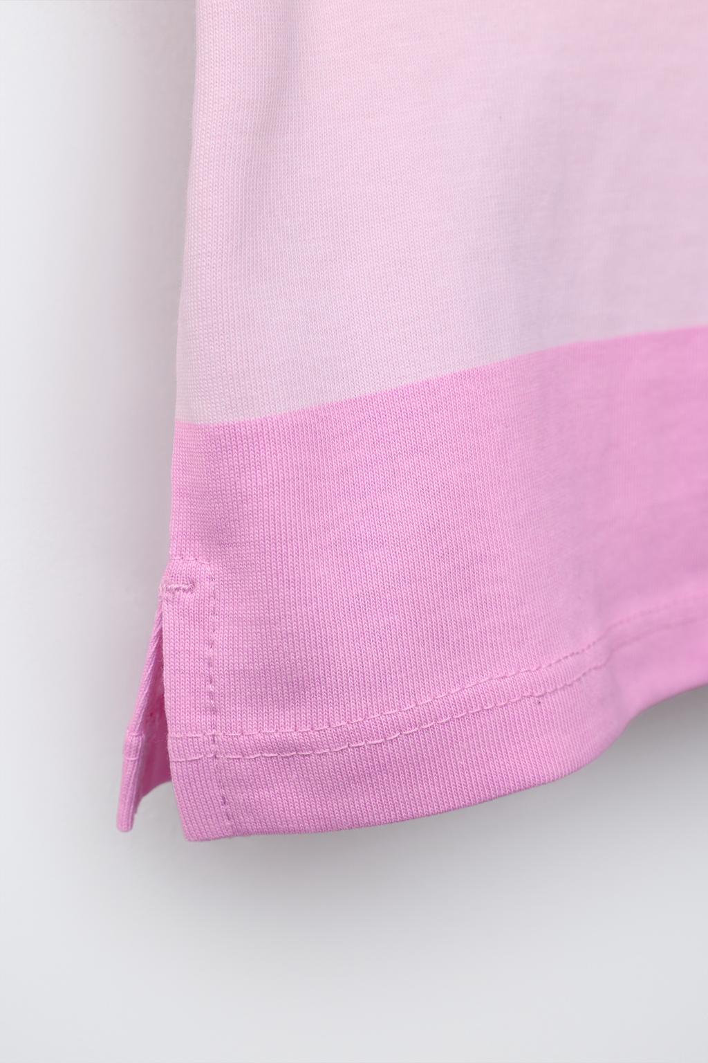 ФУТБОЛКА В ПОЛОСКУ С РЕЛЬЕФНЫМ ПРИНТОМ ФРУКТОВ