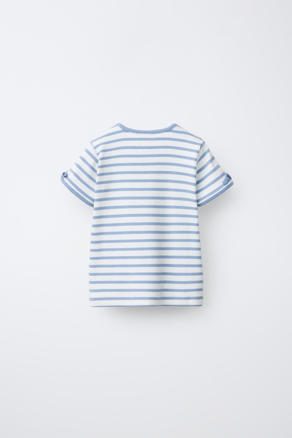 ТОП В РУБЧИК В ПОЛОСКУ С БАНТАМИ