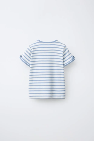 Топ в рубчик в полоску с бантами- Заказать в России