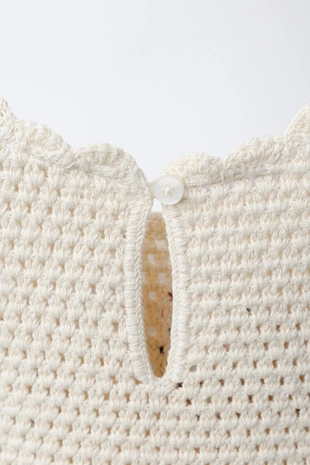 Вязаный топ с округлым вырезом HELLO KITTY © SANRIO- Заказать в России