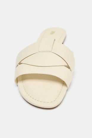 Сандалии из кожи на плоской подошве- Заказать в России