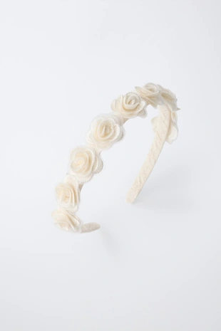 Ободок с цветами- Заказать в России