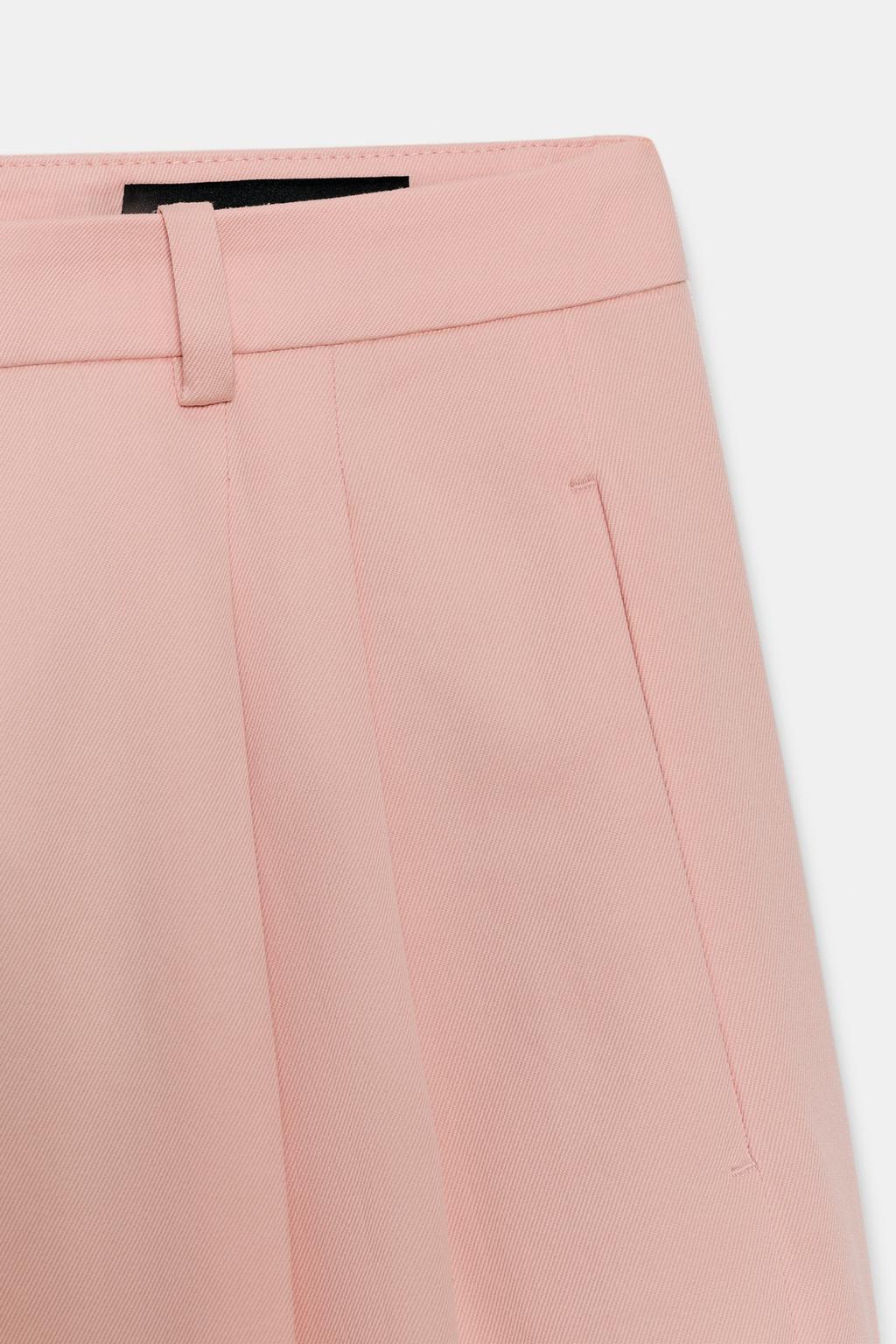 БРЮКИ WIDE-LEG С ЗАЩИПАМИ — ZW COLLECTION