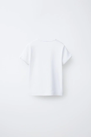 Футболка в рубчик с бантами- Заказать в России