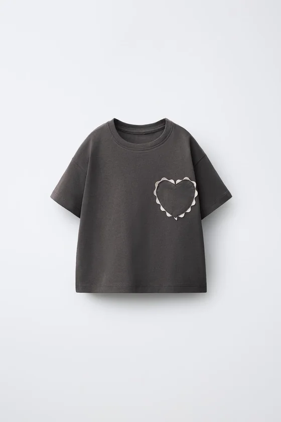 ФУТБОЛКА С ВОЛНИСТЫМ СЕРДЦЕМ