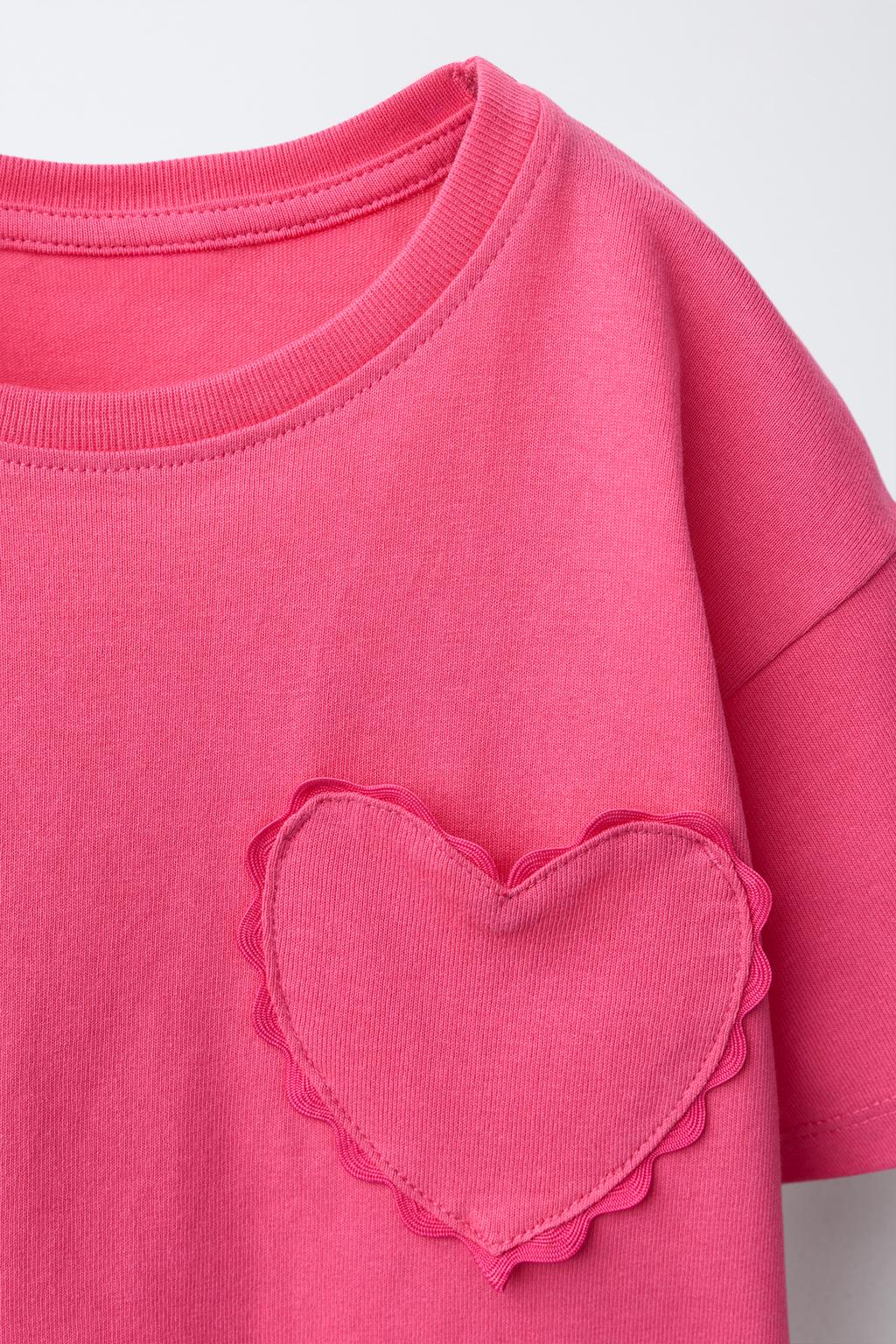 ФУТБОЛКА С ВОЛНИСТЫМ СЕРДЦЕМ