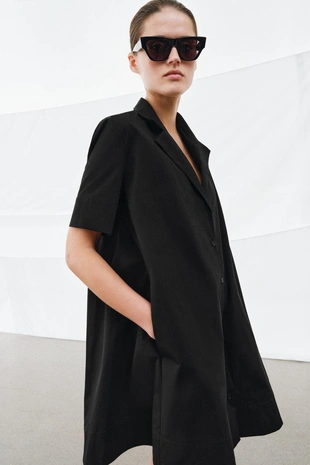 Короткое платье из поплина — коллекция ZARA «ZW»- Заказать в России