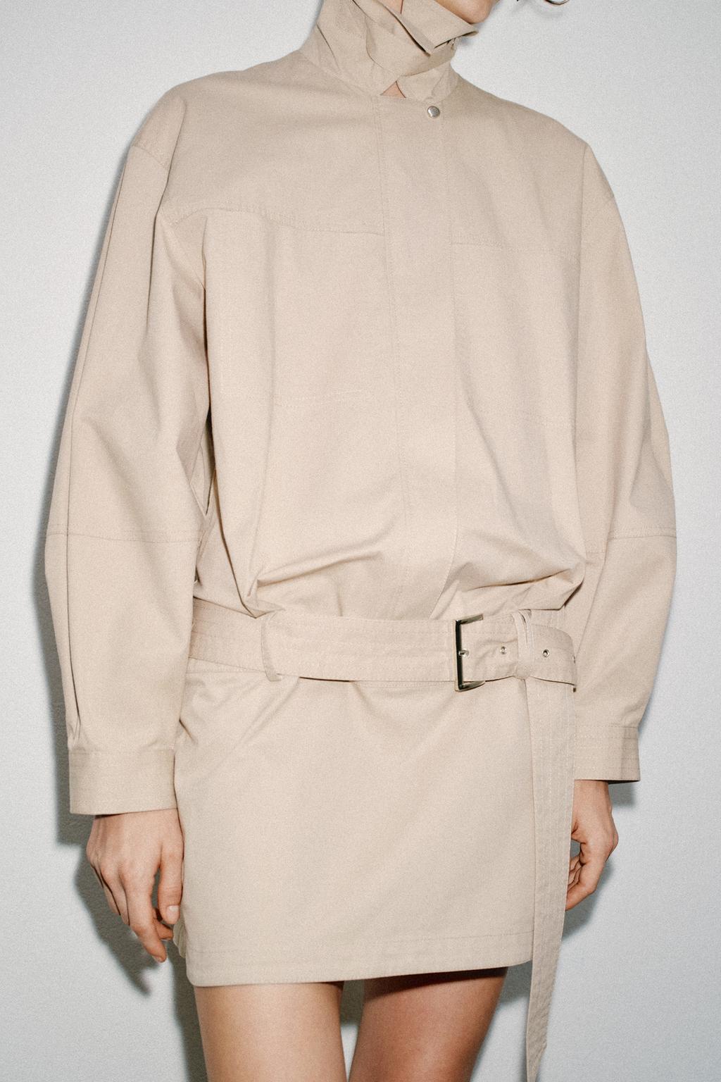 МИНИ-ПЛАТЬЕ С ПОЯСОМ