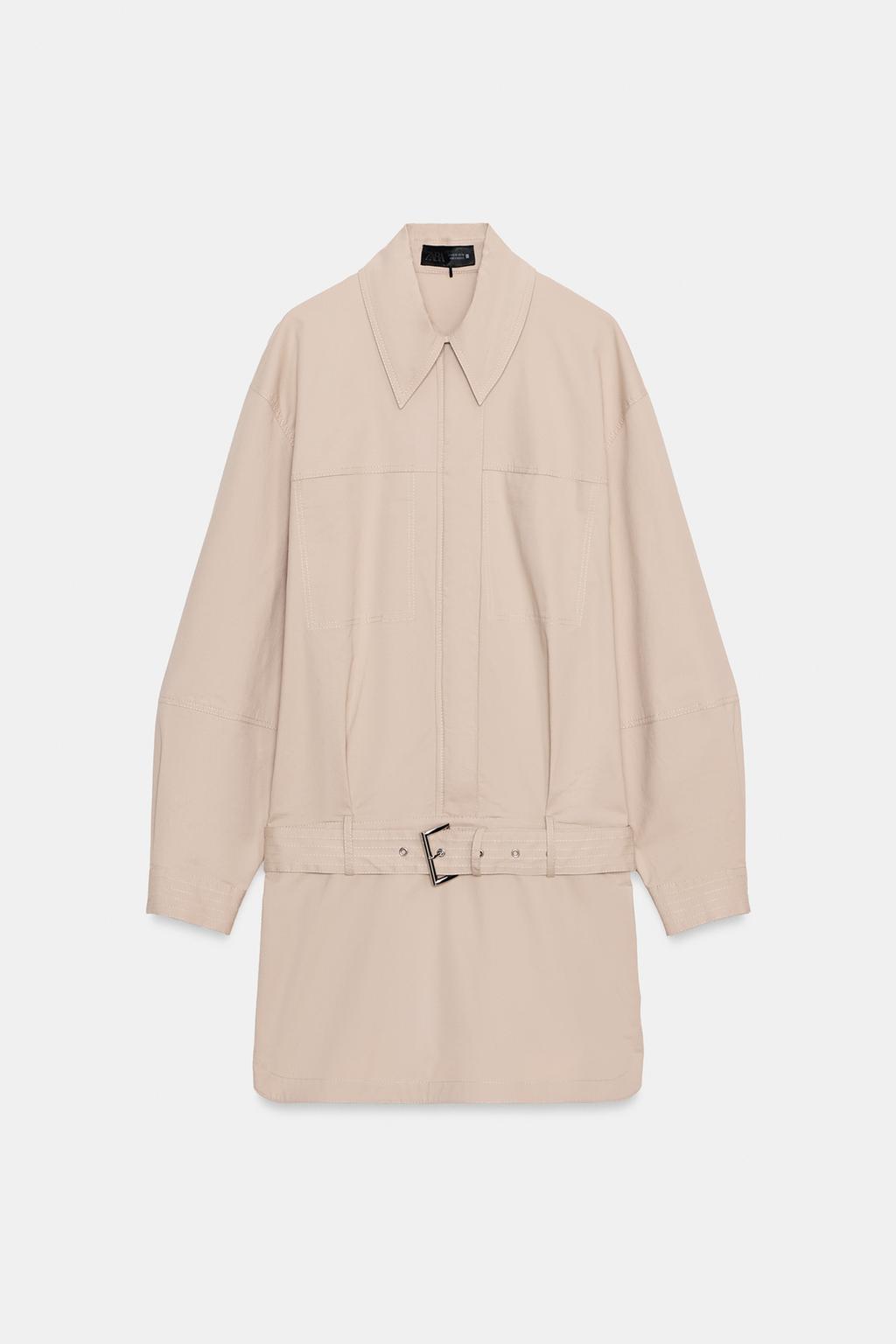 МИНИ-ПЛАТЬЕ С ПОЯСОМ