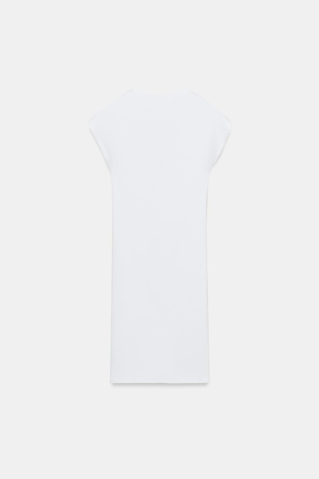 КОРОТКОЕ ПЛАТЬЕ С V-ОБРАЗНЫМ ВЫРЕЗОМ