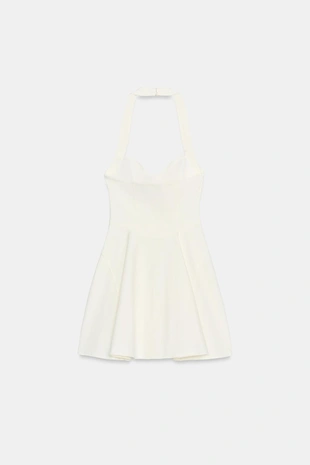 Платье халтер с расклешенной юбкой- Заказать в России