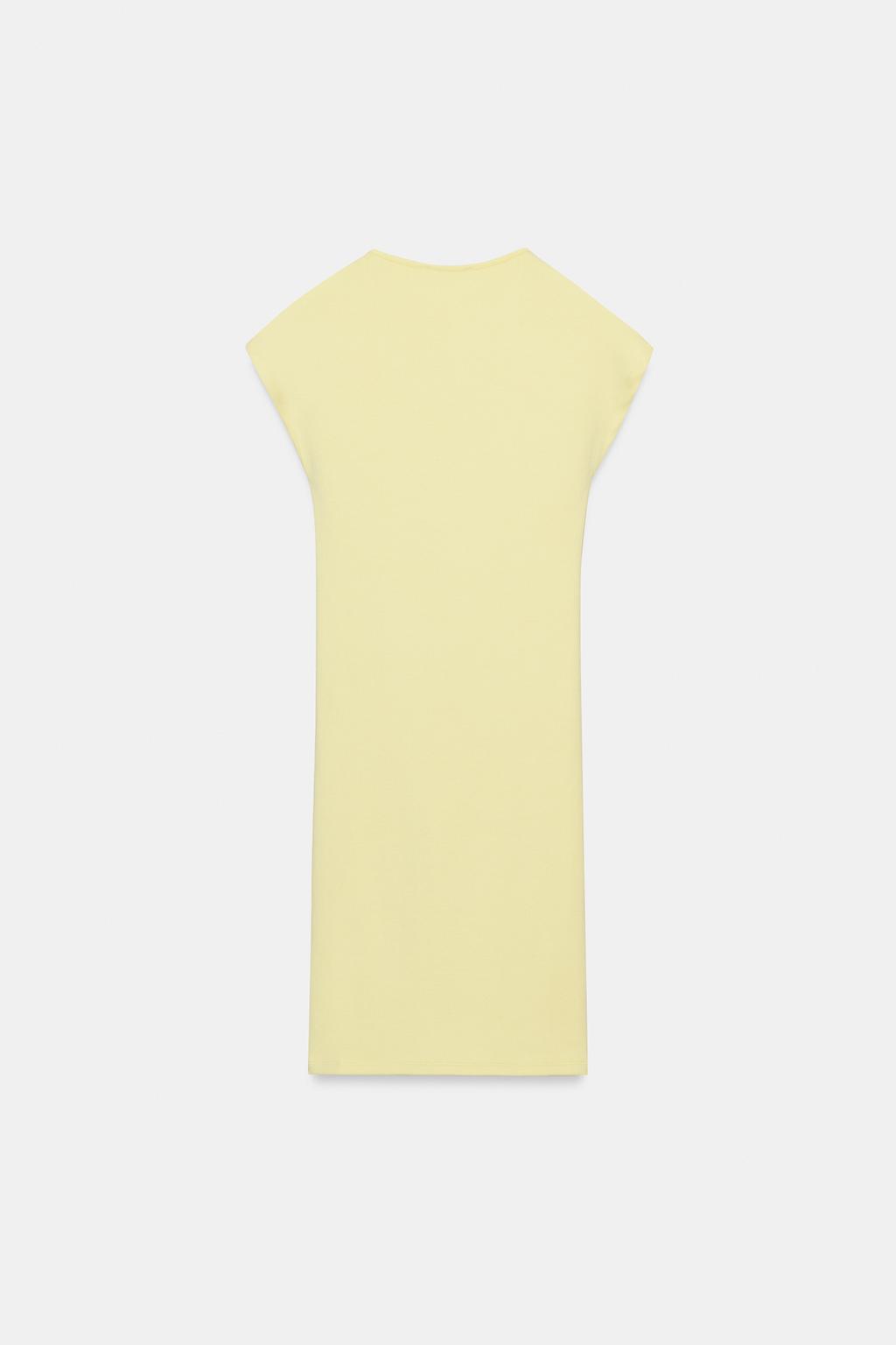 КОРОТКОЕ ПЛАТЬЕ С V-ОБРАЗНЫМ ВЫРЕЗОМ