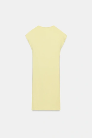 Короткое платье с V-образным вырезом- Заказать в России