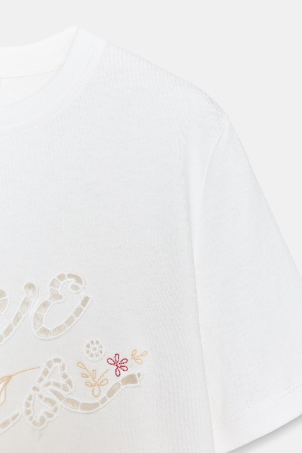 ФУТБОЛКА С ВЫШИТЫМИ НАДПИСЯМИ