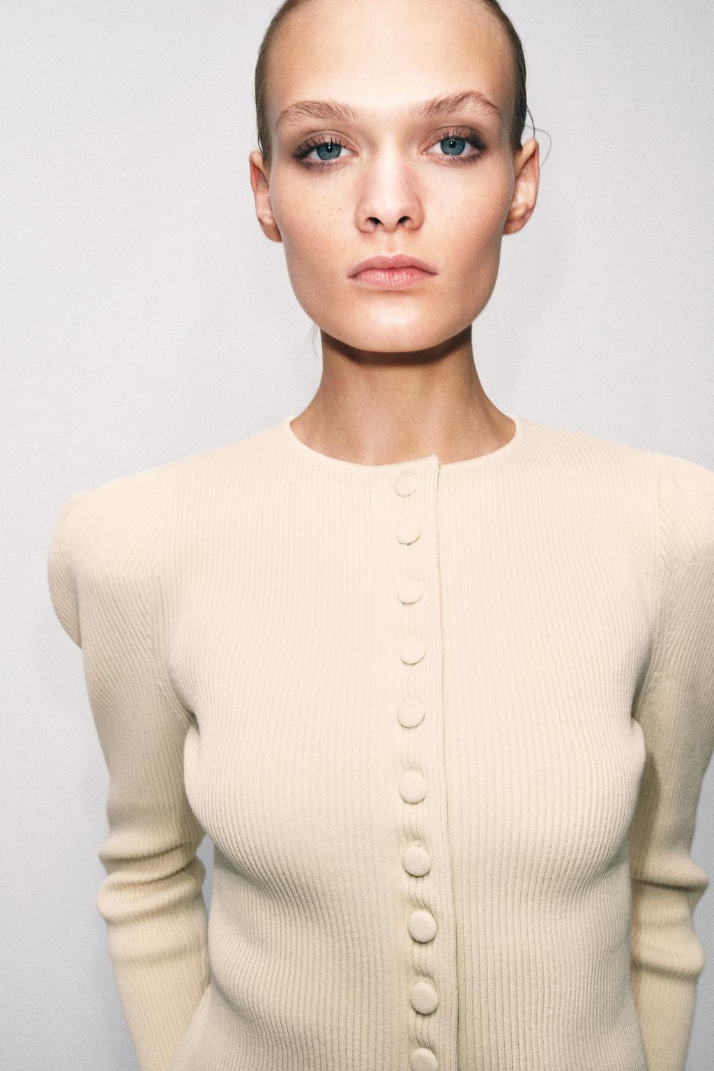 КАРДИГАН С ОБЪЕМНЫМИ РУКАВАМИ