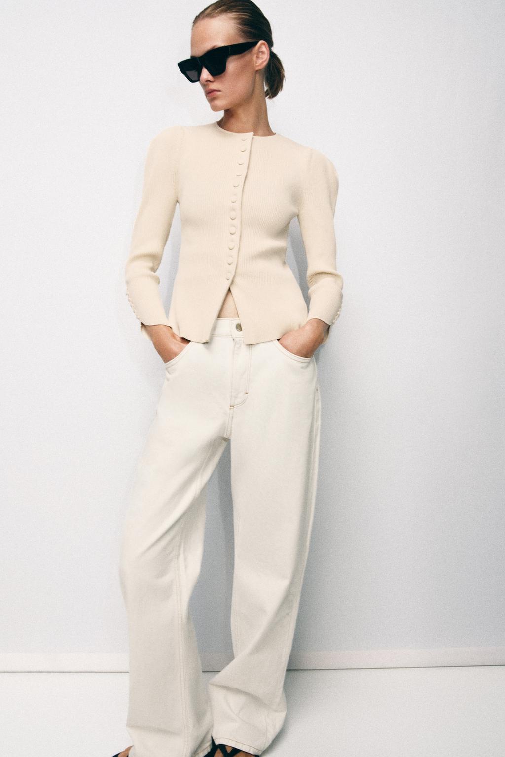 КАРДИГАН С ОБЪЕМНЫМИ РУКАВАМИ