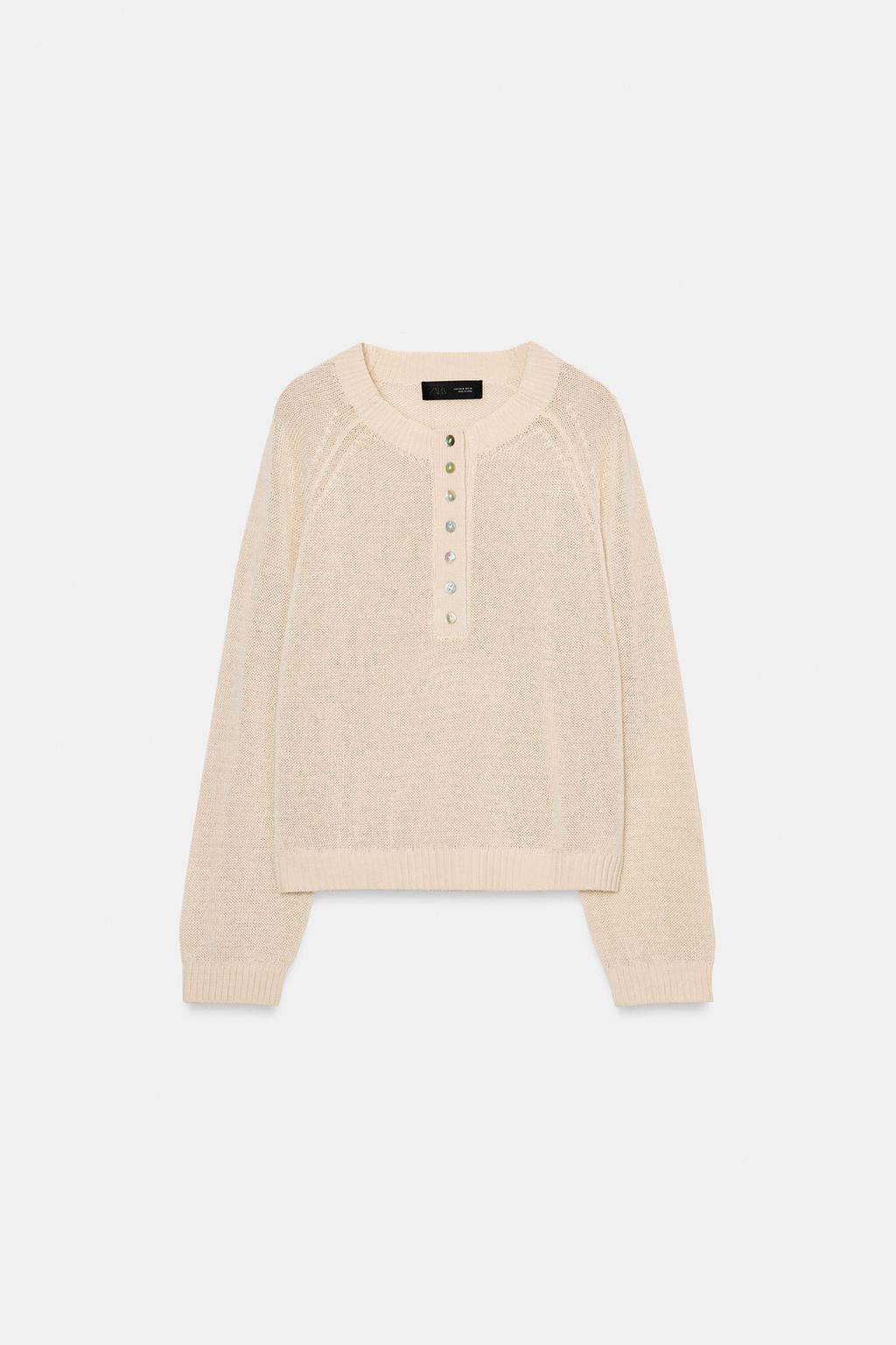 СВИТЕР С ПУГОВИЦАМИ