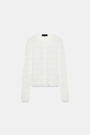 Кардиган вязки соты- Заказать в России