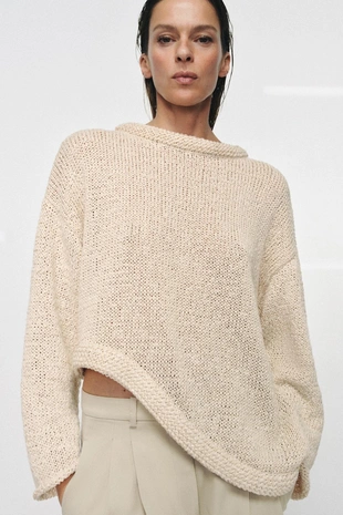 Асимметричный свитер- Заказать в России