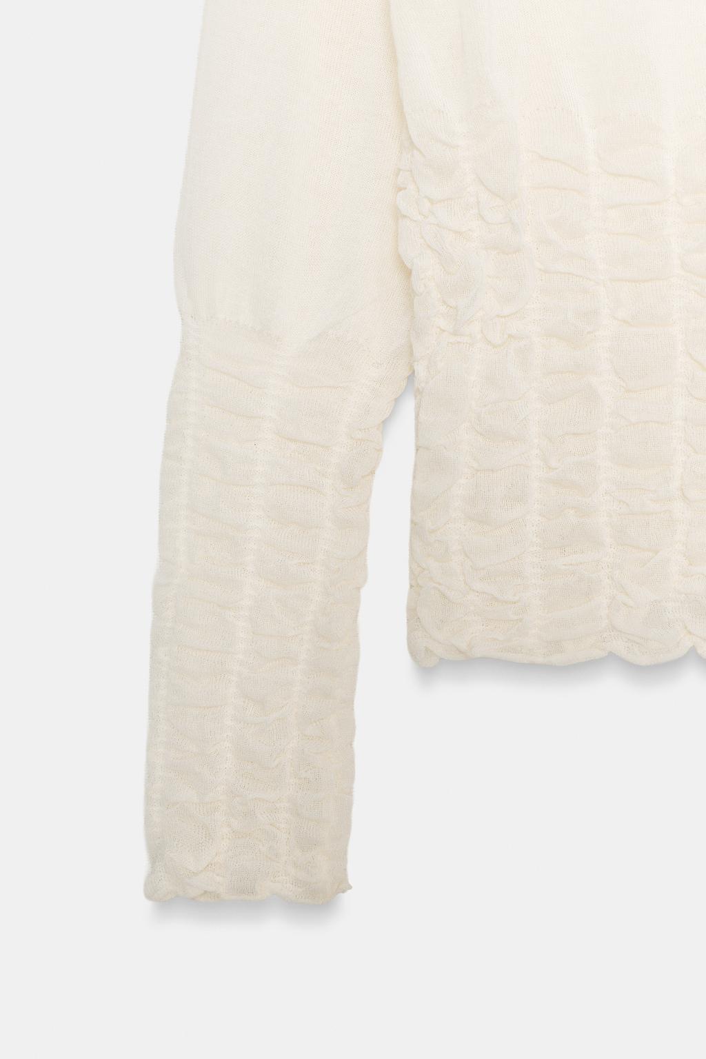 СВИТЕР ВЯЗАНЫЙ «СОТЫ»